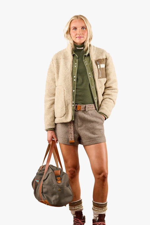 HEROES WOOL FLEECE JACKET WOMENS