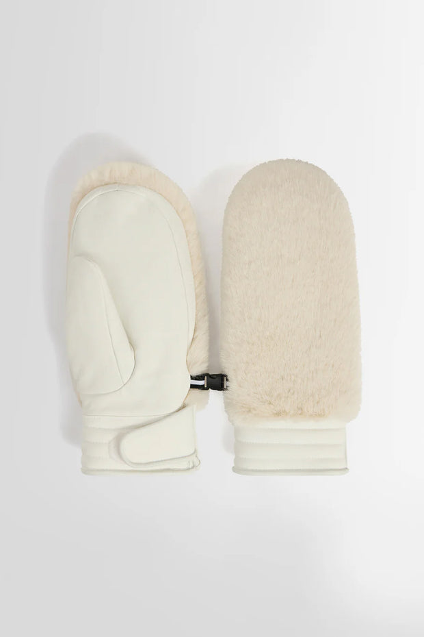 MITTEN FAKE FUR
