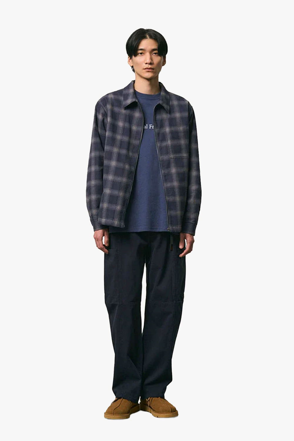 ZIP-UP INSULATED FLANNEL SHIRT