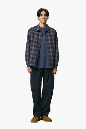 ZIP-UP INSULATED FLANNEL SHIRT