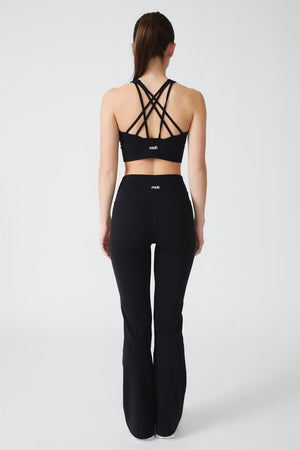 Flare Tights Black Long