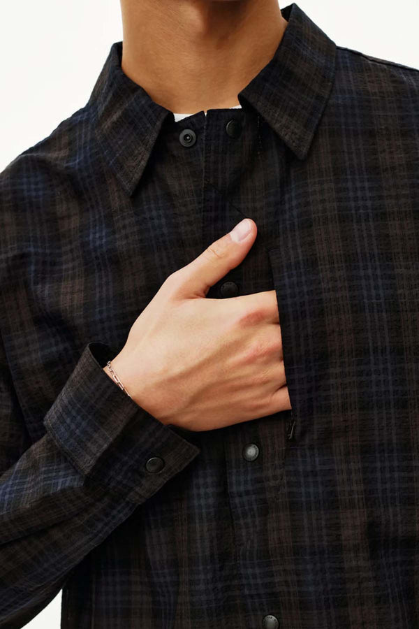 Off-Race Seersucker Shirt Unisex