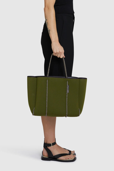 Flying Solo Tote in Khaki