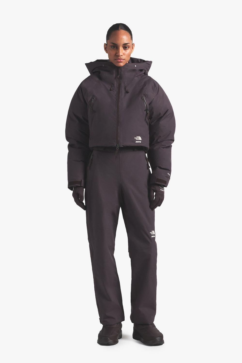 TNF X SKIMS W CROP INSULATED JACKET