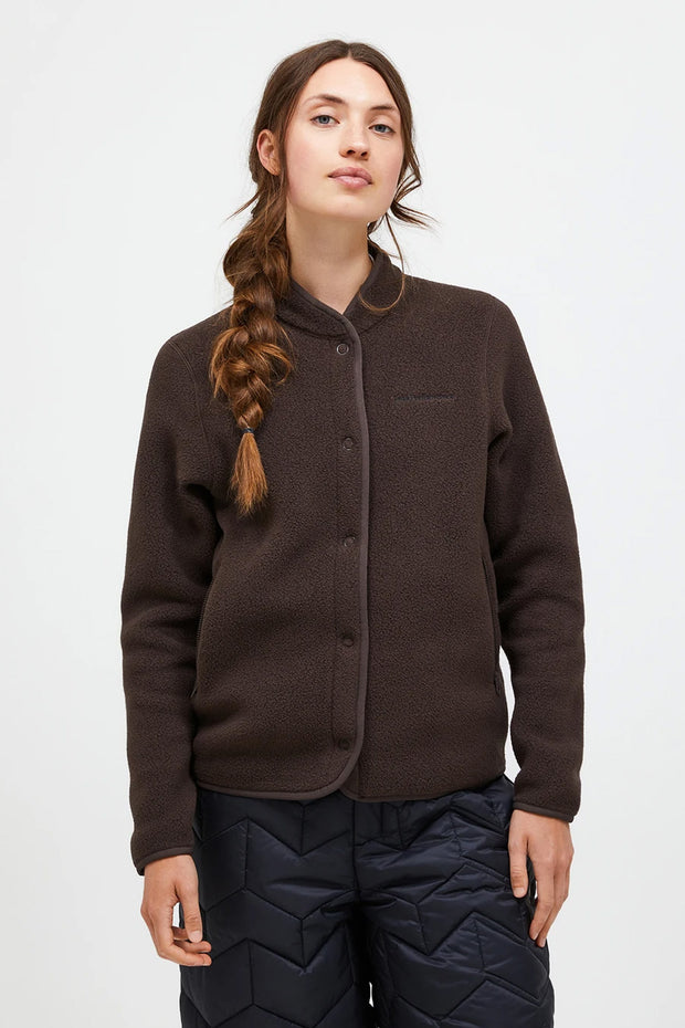 Women's Fleece Snap Cardigan