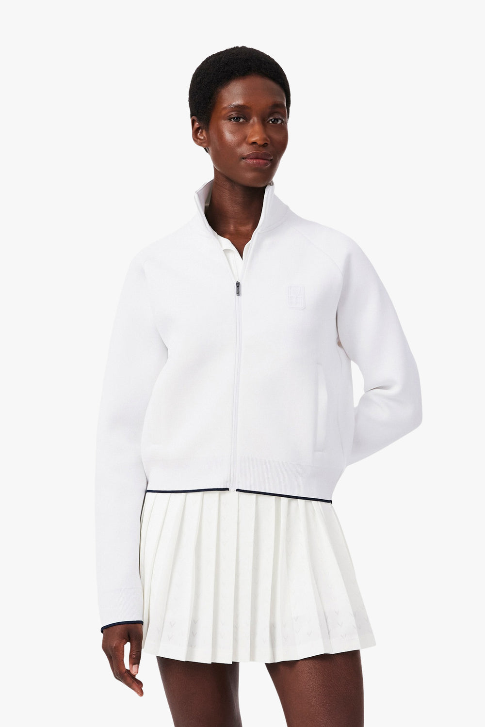 HERITAGE ZIPPED BADGE SWEATSHIRT