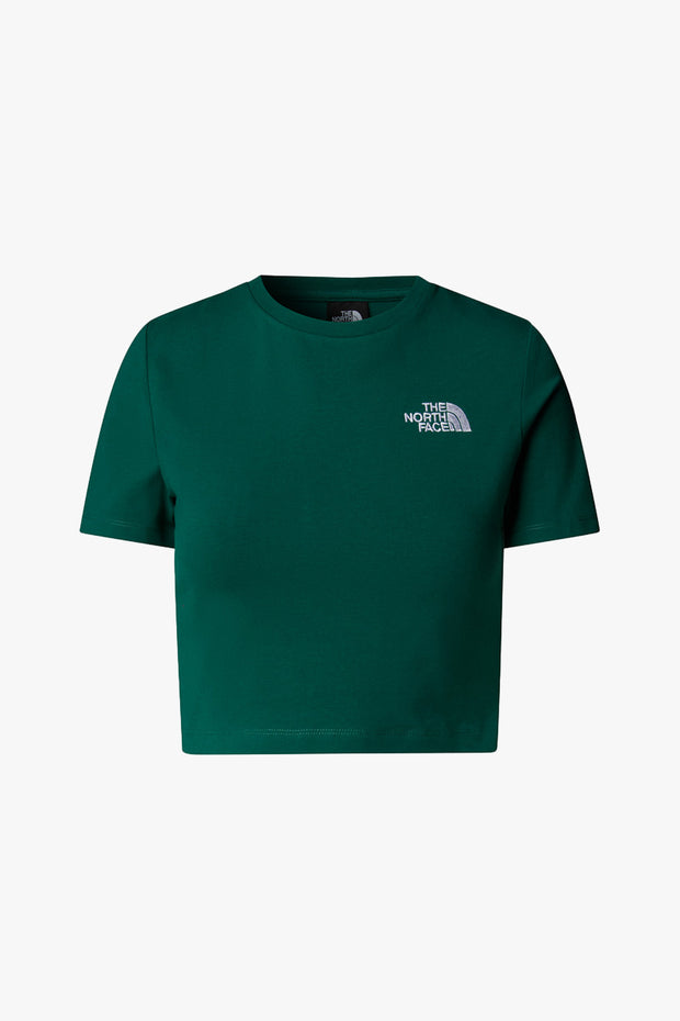 Crop Short Sleeve Tee - Evergreen