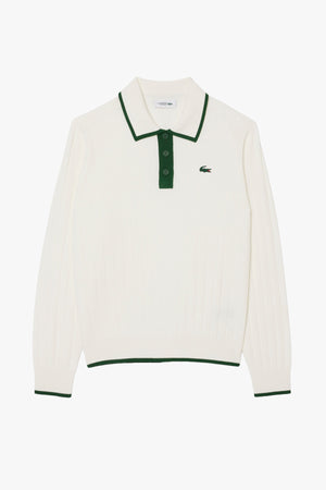 POLO COLLAR STRETCH GOLF SWEATER