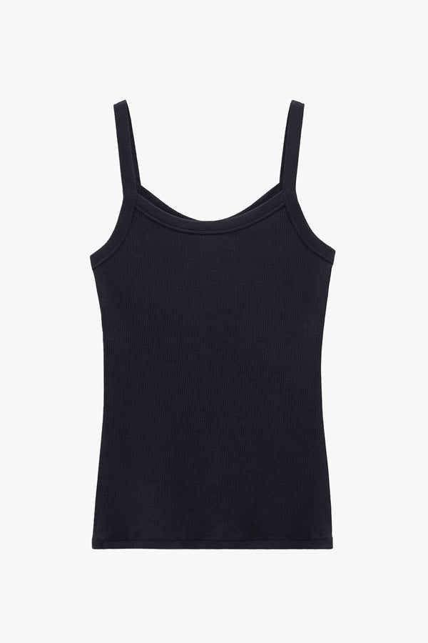 Fine Rib Tank Top