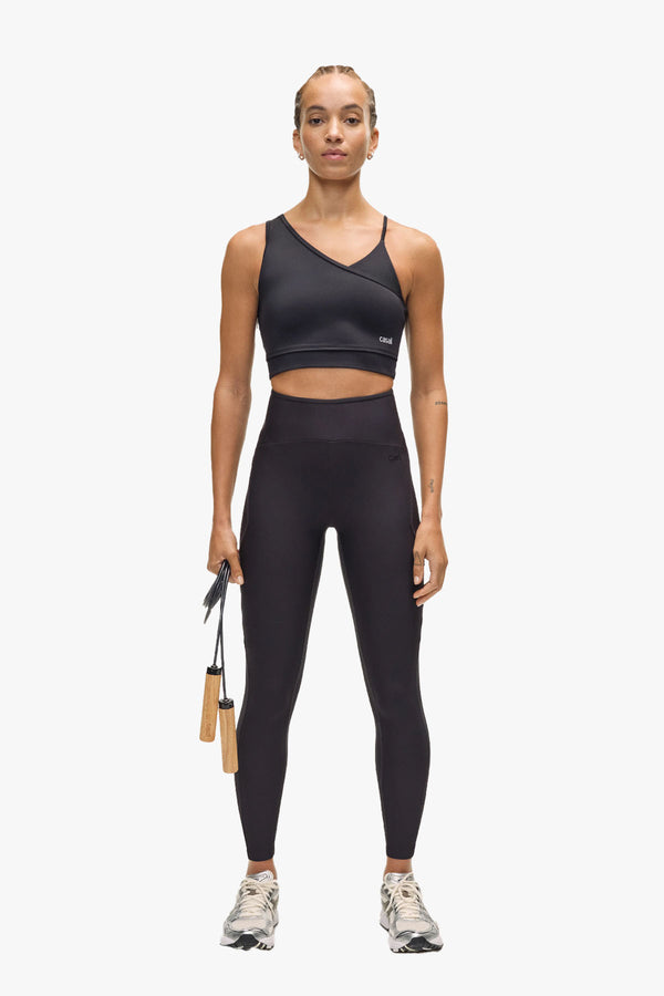 Twist Cut Out High Waist Tights