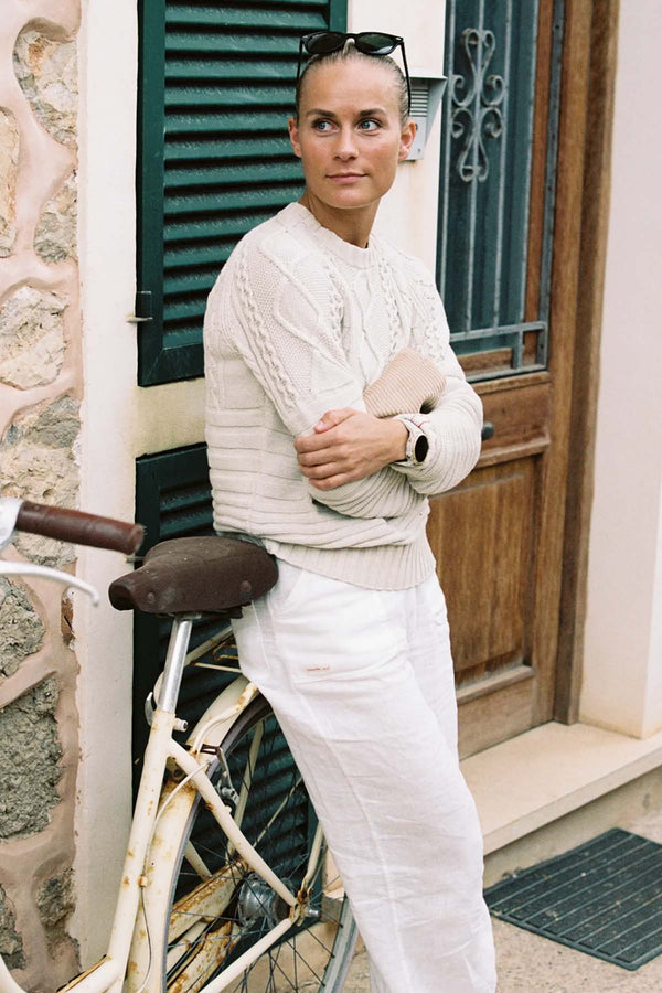 SAFARI LINEN PANTS WOMENS