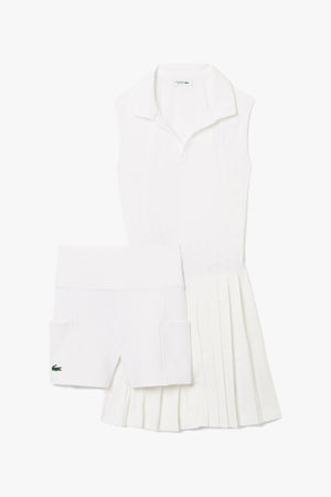 ULTRA-DRY TENNIS HERITAGE BADGE ACCENT DRESS WITH LINER