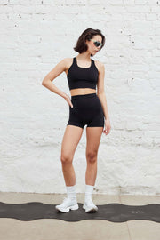 Strap Bra Black