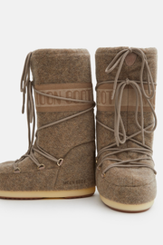 Icon Beige felt Boots