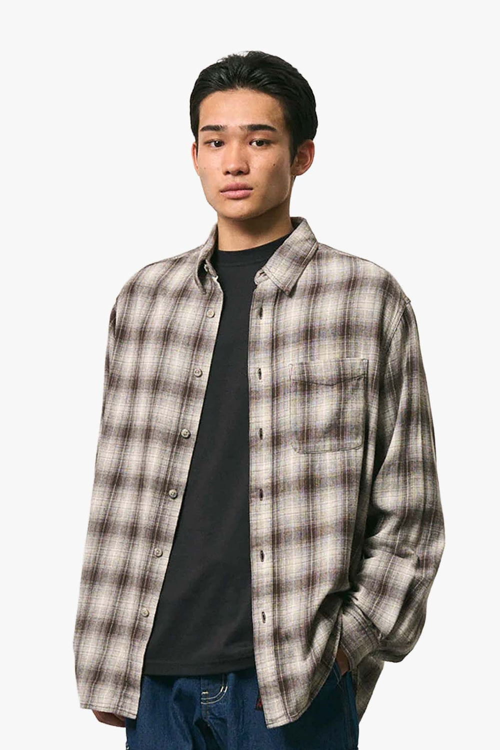 PILED FLANNEL SHIRT