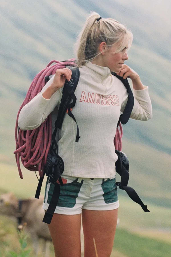 HERO'S HIDE HALF ZIP NECK WOMENS