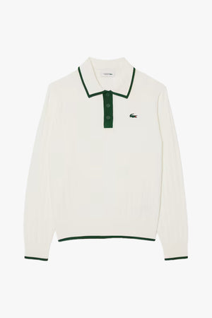 POLO COLLAR STRETCH GOLF SWEATER