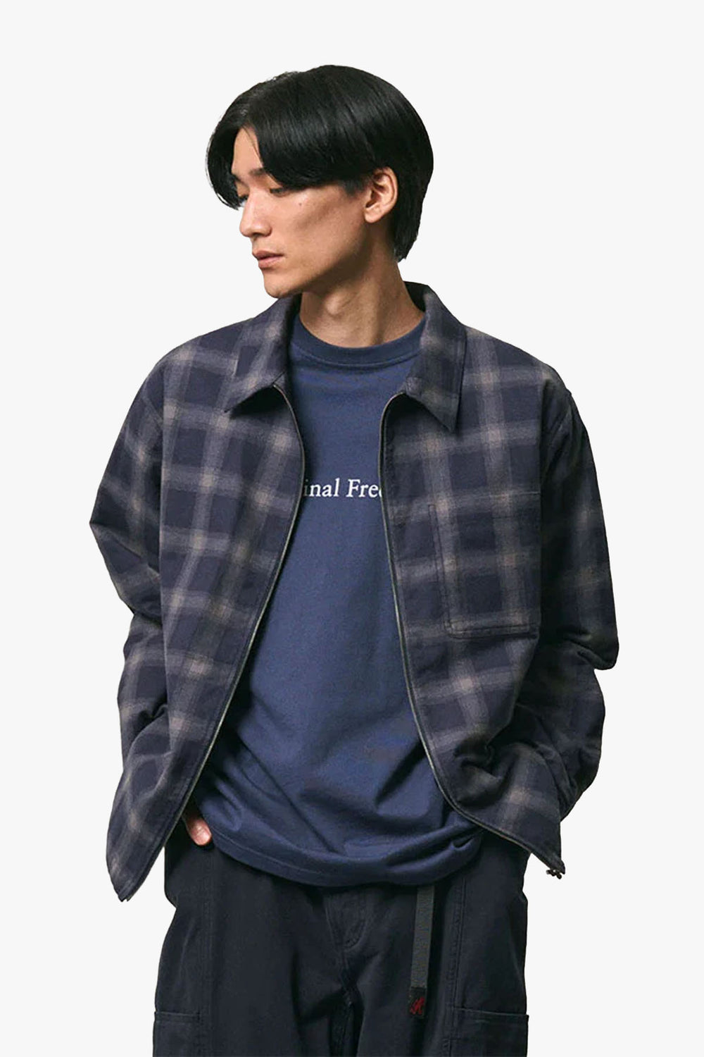 ZIP-UP INSULATED FLANNEL SHIRT