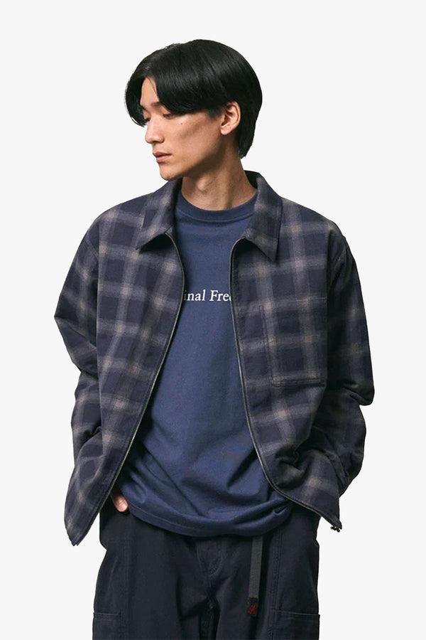 ZIP-UP INSULATED FLANNEL SHIRT