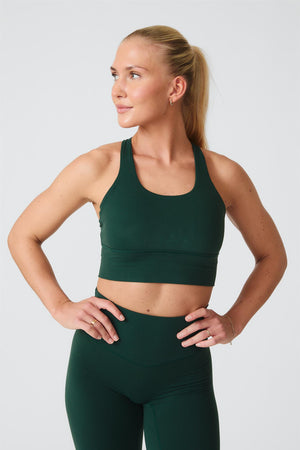 Strap Bra Dark Green