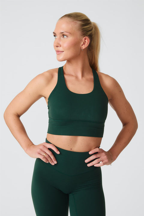 Strap Bra Dark Green