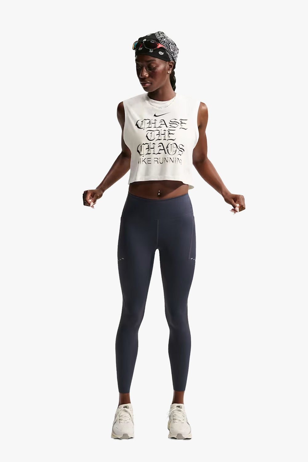 Women's High-Waisted 7/8 Running Leggings with Pockets