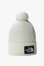 Box Pom Beanie - Gardenia White