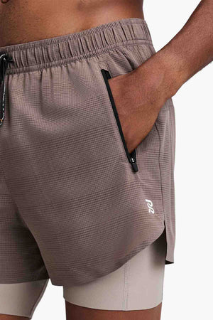 MEN'S COOLGRID™ 2-IN-1 RUN SHORTS
