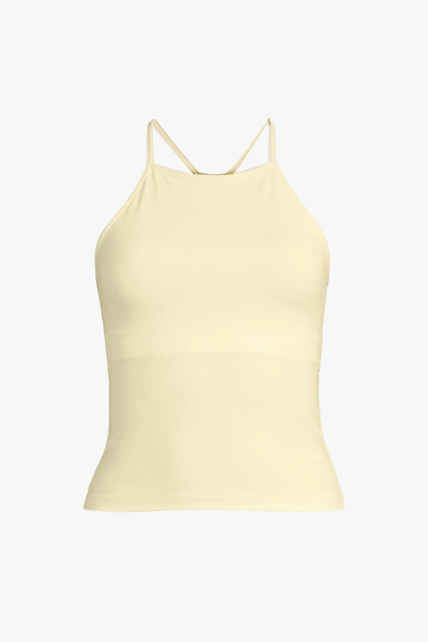 Built-In-Bra Halterneck Tank