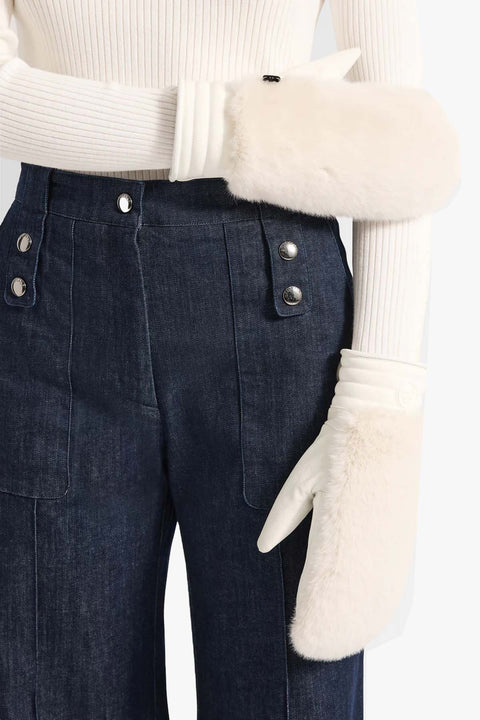 MITTEN FAKE FUR