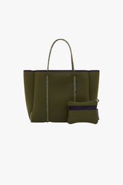 Flying Solo Tote in Khaki