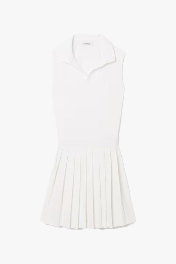 ULTRA-DRY TENNIS HERITAGE BADGE ACCENT DRESS WITH LINER