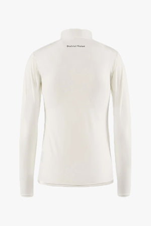 Paneled Long Sleeve Mock Tee