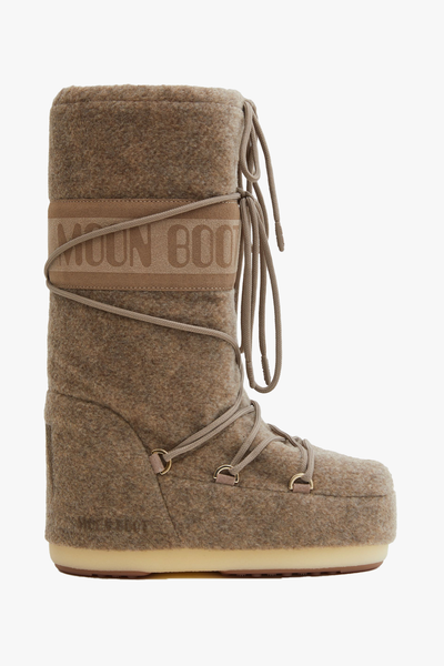 Icon Beige felt Boots