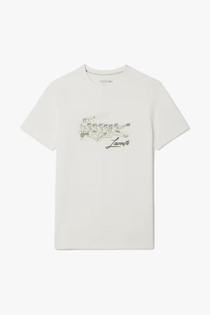 René Lacoste Print Tennis Heritage T-Shirt