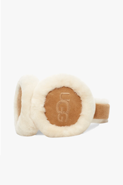 Woman's Sheepskin Embroidery Earmuff