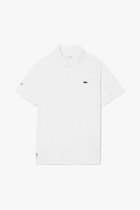 Short Sleeved Ribbed Collar Shirt