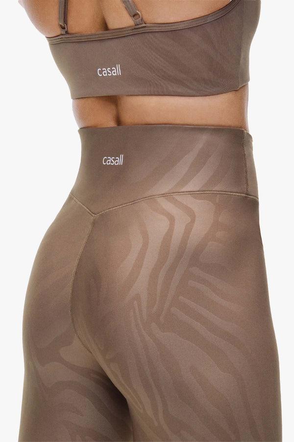 Heat Printed High Waist Tights