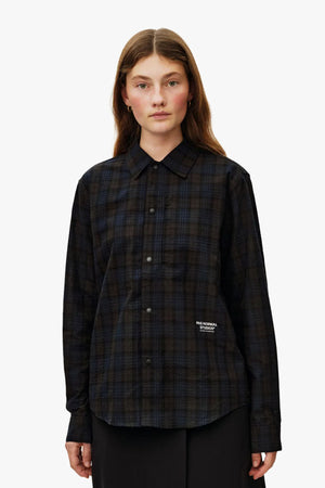 Off-Race Seersucker Shirt Unisex