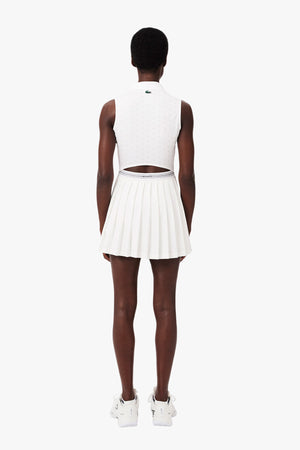 ULTRA-DRY TENNIS HERITAGE BADGE ACCENT DRESS WITH LINER