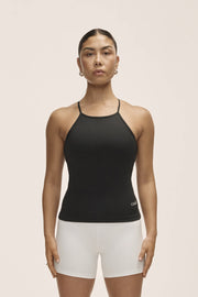 Built-In-Bra Halterneck Tank