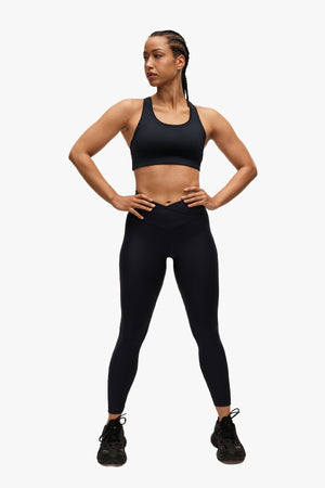 Overlap High Waist Tights