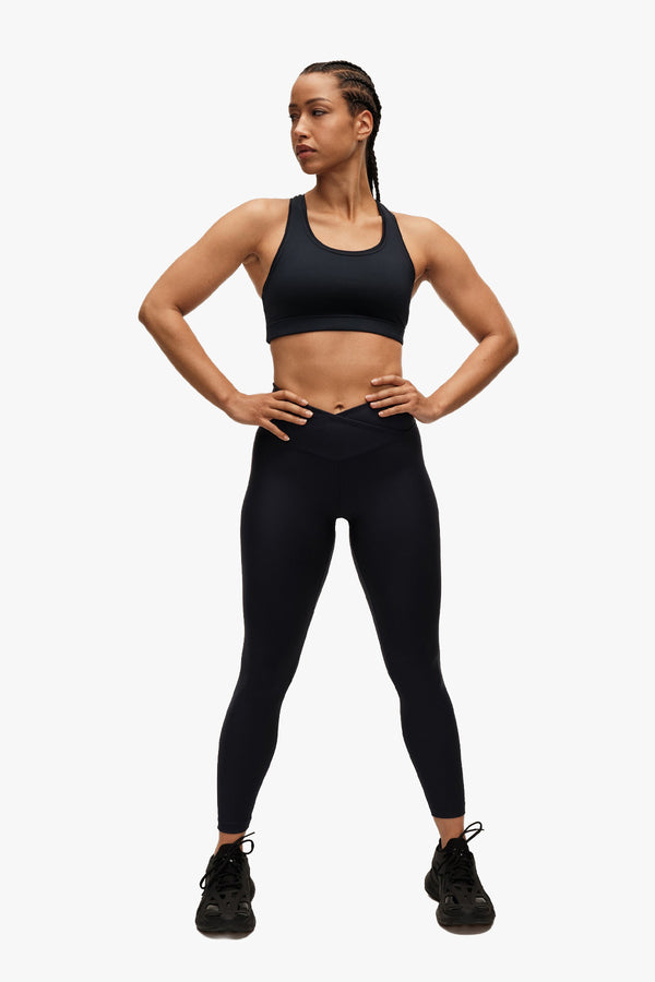 Overlap High Waist Tights