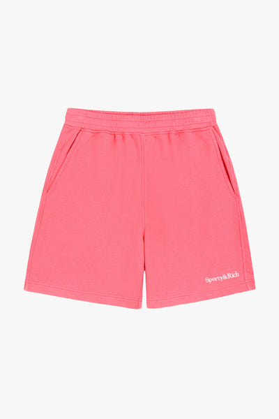 SERIF LOGO SOFT GYM SHORTS