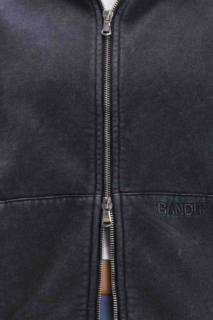 CLassic Cotton Cropped Zip Hoodie