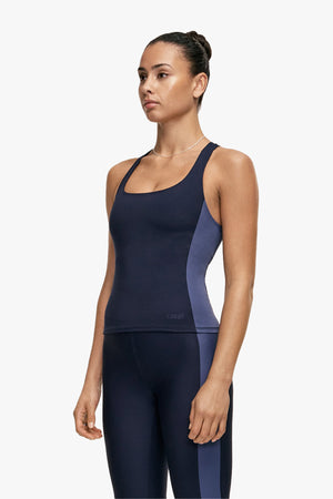 Block built in bra tank