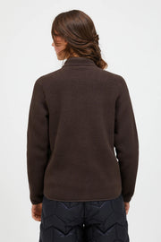 Women's Fleece Snap Cardigan