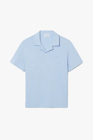 CLASSIC FIT TEXTURED JERSEY OPEN NECK POLO