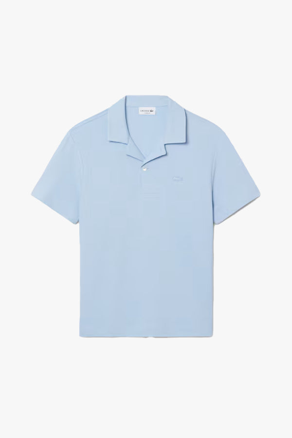 CLASSIC FIT TEXTURED JERSEY OPEN NECK POLO