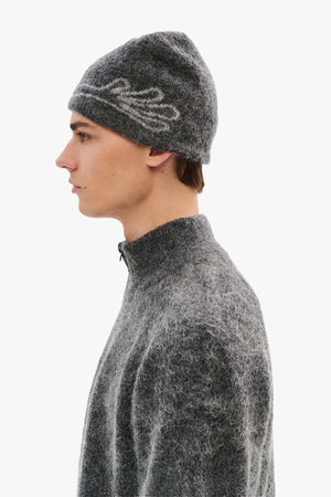 MOSCOT MOHAIR MIXED KNIT BEANIE
